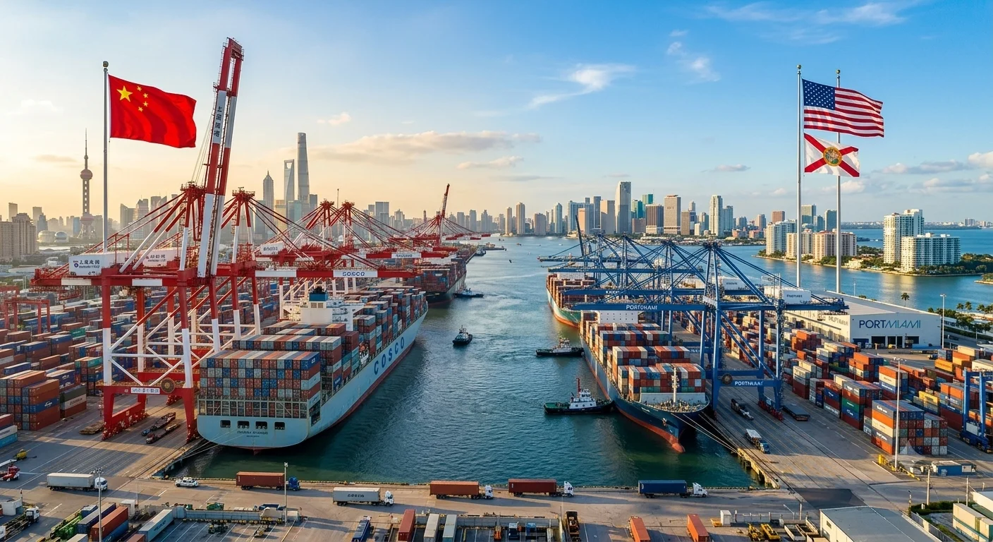 Puertos de conexión Shanghái y Miami - Orvexa